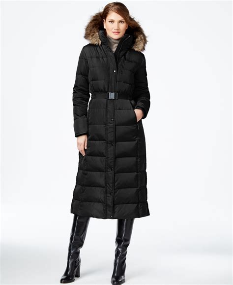 michael kors black long puffer coat|michael kors puffer coat 2x.